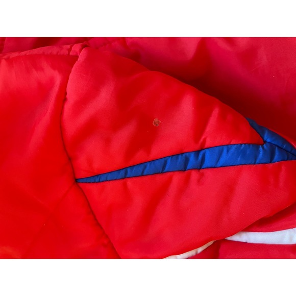 Vintage Obermeyer Ski Puffer Jacket Winter Coat Kids/JUNIOR Size 14 Red - Picture 11 of 12